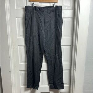 Linea Naturale Luxe Men’s Size 36 100% Wool Italian Flat Front Trousers Italy